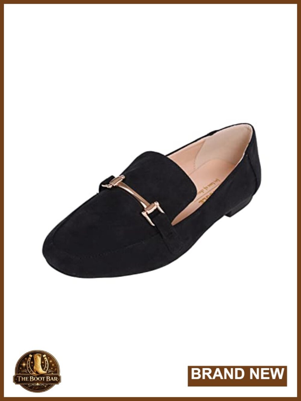 Women's Fashion Trim Deco Loafer Slippers Square Toe Slip-On